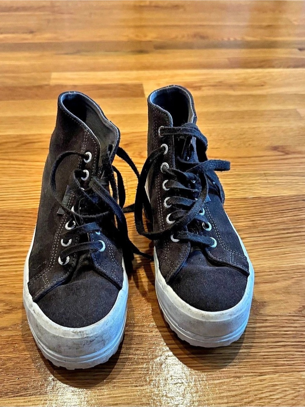 Superga Black High Top Sneakers